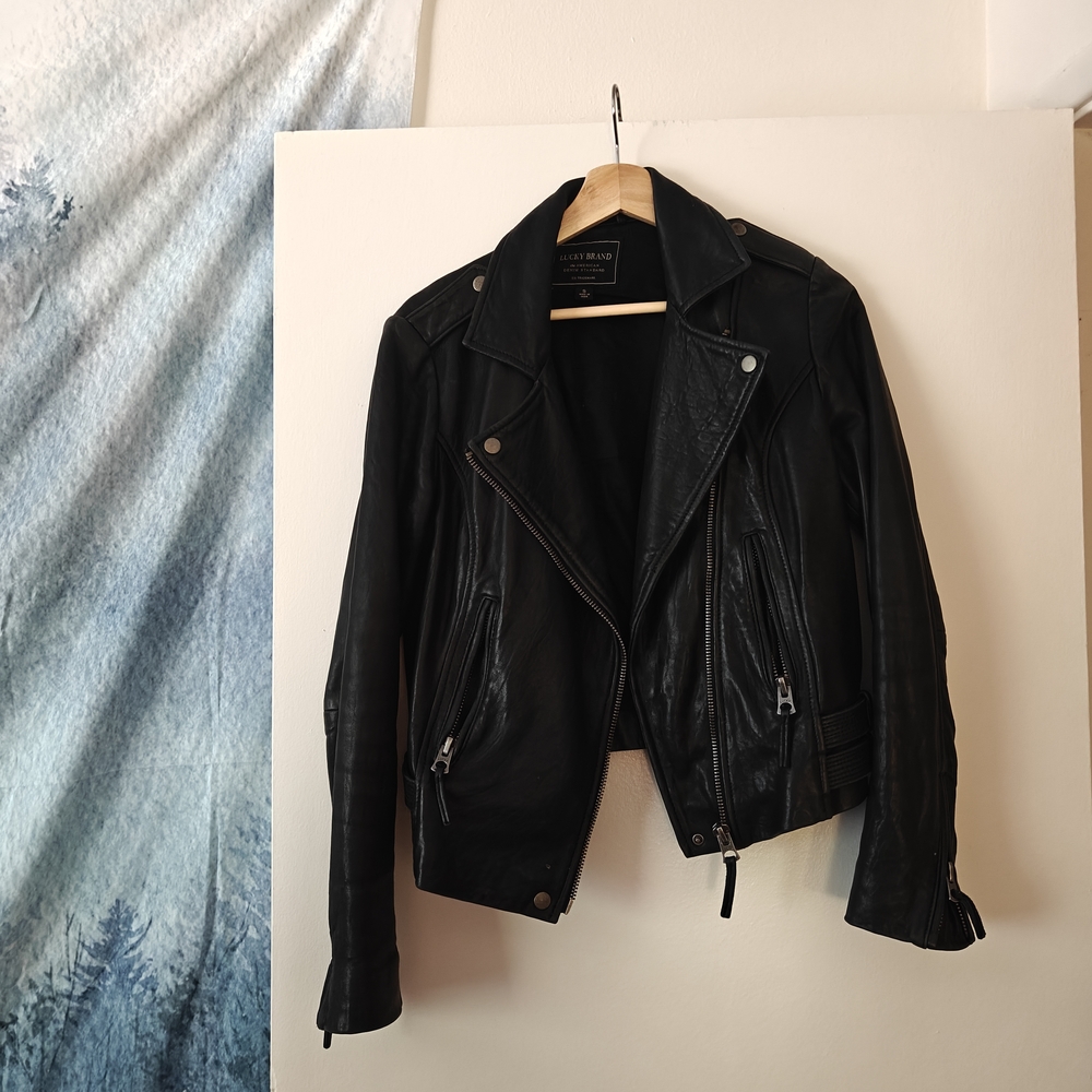 Lucky Brand Black Leather Jacket